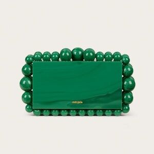 Cult Gaia Green Clutch Bag